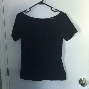 White House Black Market Scoop Neck Tee